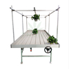 Hydroponic Ebb Flow Rolling Bench Table For Greenhouse